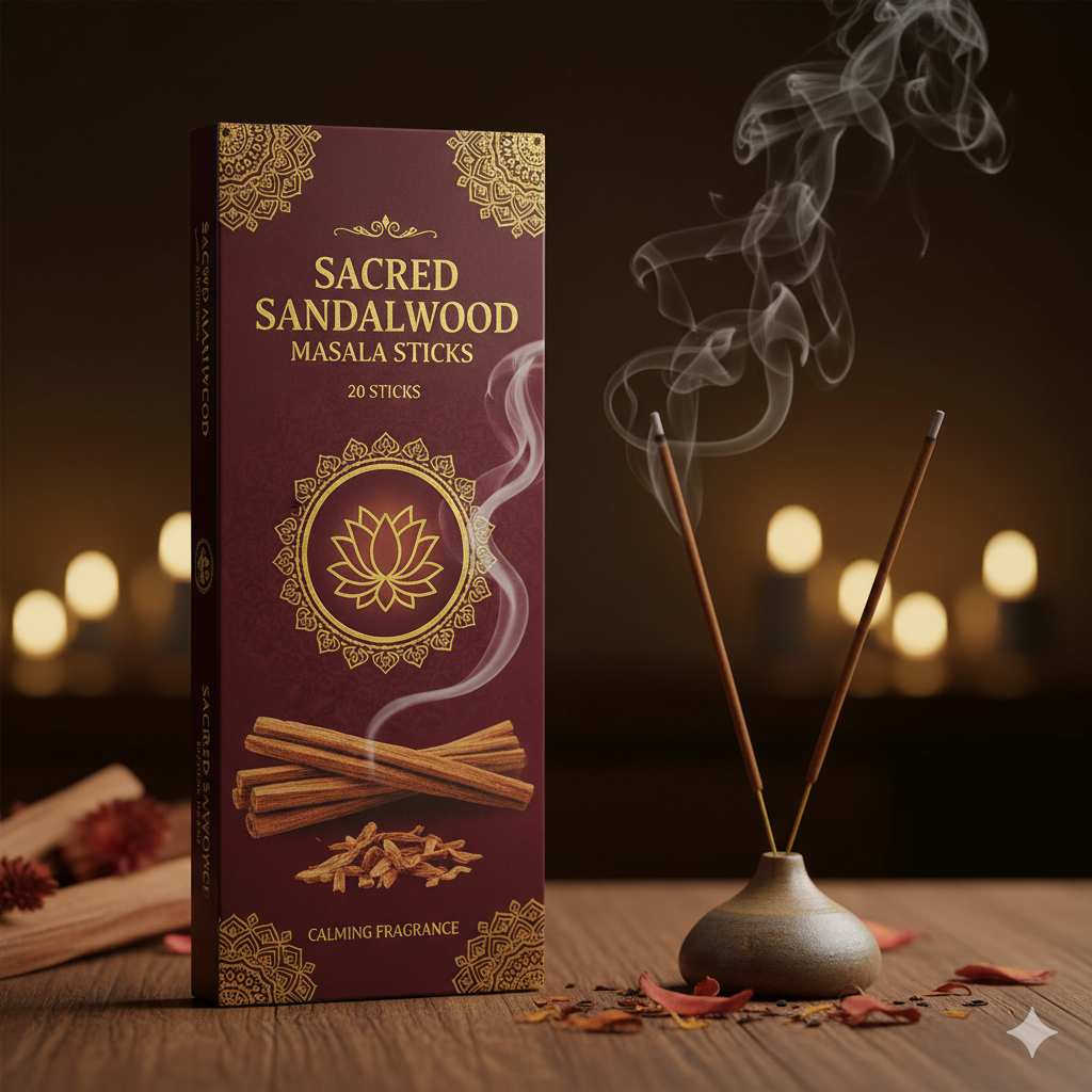 Sacred Sandalwood Masala Sticks